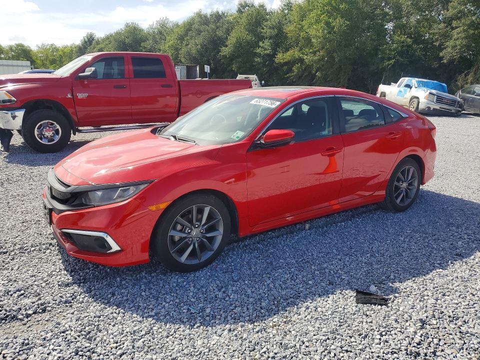 65271756 :رقم المزاد ، 2HGFC1F38KH650283 vin ، 2019 Honda Civic مزاد بيع