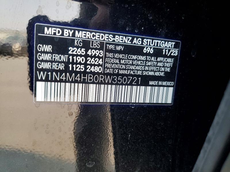 Продажа на аукционе авто 2024 Mercedes-benz Glb, vin: W1N4M4HB0RW350721, номер лота: 64319106