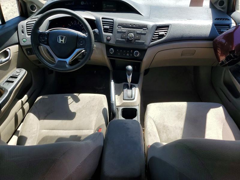 65758856 :رقم المزاد ، 2HGFB2F8XCH600927 vin ، 2012 Honda Civic مزاد بيع