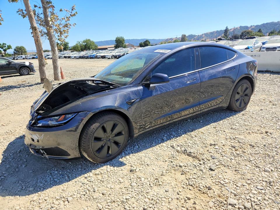 2024 Tesla Model 3 მანქანა იყიდება აუქციონზე, vin: 5YJ3E1EB0RF746476, აუქციონის ნომერი: 63814966