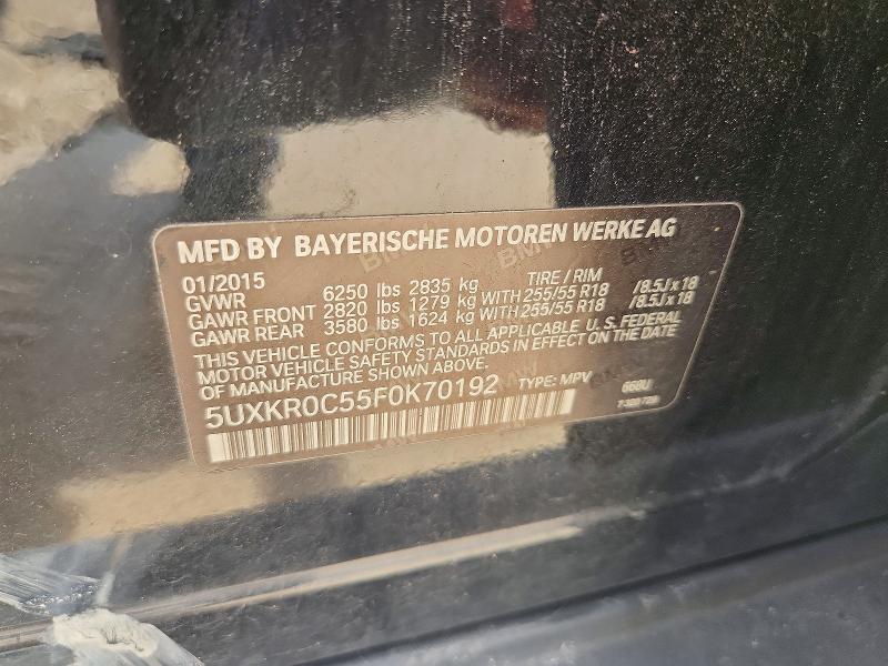 Aukcja sprzedaży 2015 Bmw X5, vin: 5UXKR0C55F0K70192, numer aukcji: 64476096