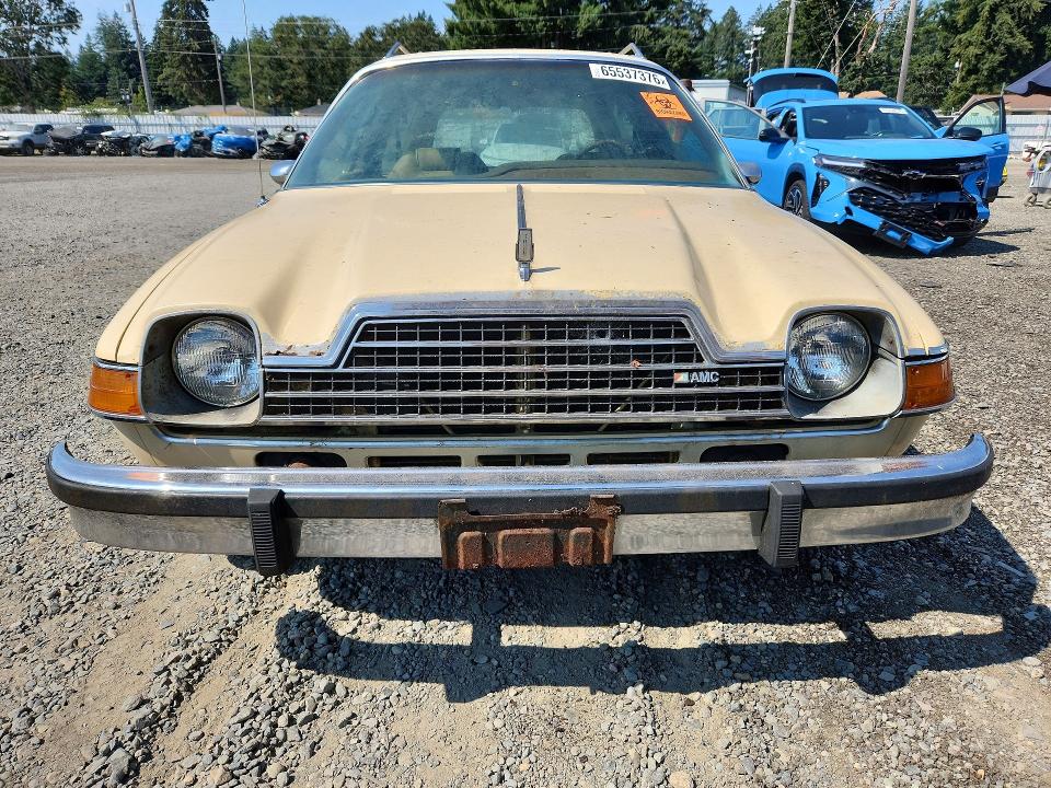 65537376 :رقم المزاد ، A9A687C128381 vin ، 1976 American Motors Pacer 3.8 مزاد بيع