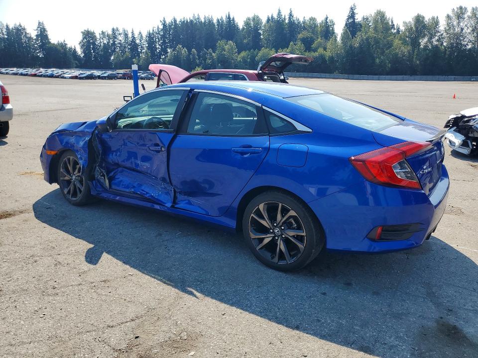 Продаж на аукціоні авто 2019 Honda Civic, vin: 2HGFC2F82KH504091, номер лоту: 65135916