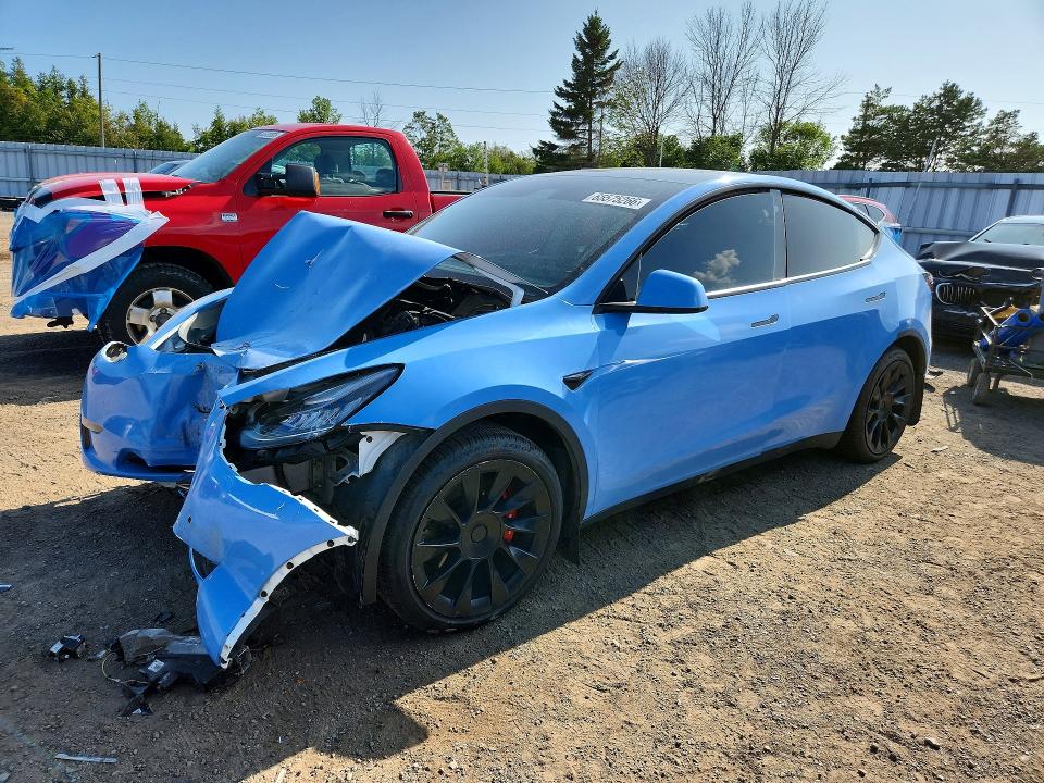 2021 Tesla Model Y მანქანა იყიდება აუქციონზე, vin: 5YJYGAEE8MF180280, აუქციონის ნომერი: 65575266