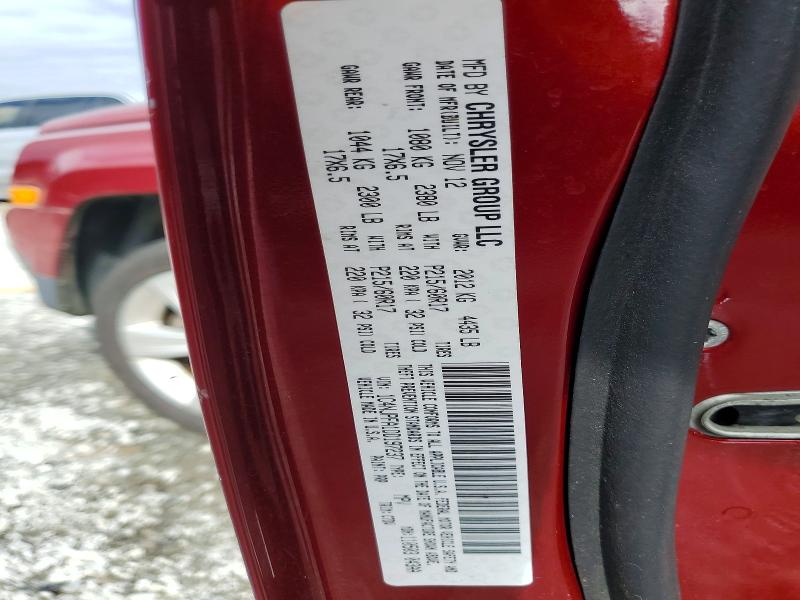65463446 :رقم المزاد ، 1C4NJPFA1DD197237 vin ، 2013 Jeep Patriot مزاد بيع