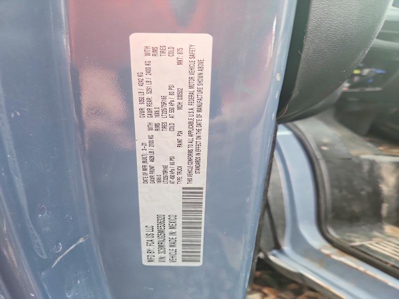 Продаж на аукціоні авто 2021 Ram Promaster 3500, vin: 3C6MRVJG5ME536320, номер лоту: 64735926