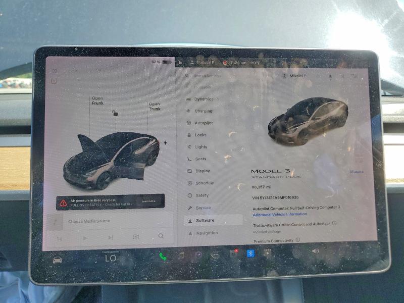 Aukcja sprzedaży 2021 Tesla Model 3, vin: 5YJ3E1EA5MF016935, numer aukcji: 65690826
