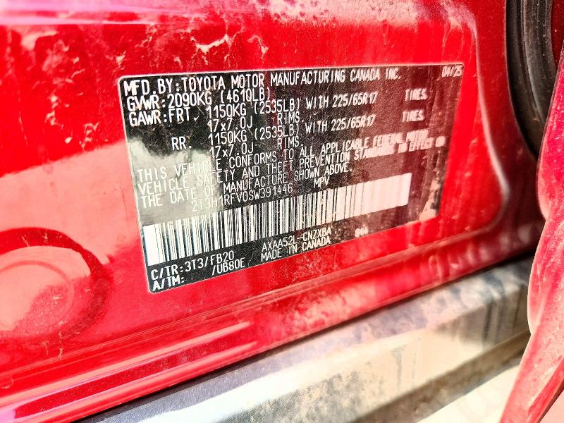 Aukcja sprzedaży 2025 Toyota Rav4, vin: 2T3H1RFV0SW391446, numer aukcji: 63786306