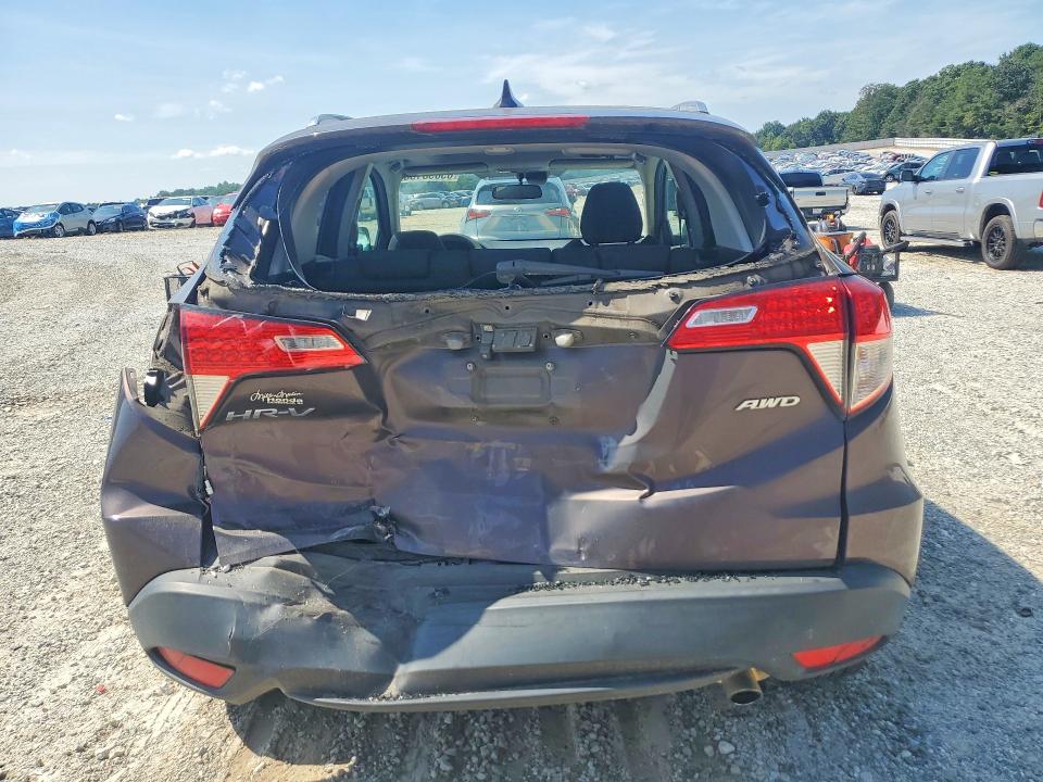 2019 Honda Hr-v მანქანა იყიდება აუქციონზე, vin: 3CZRU6H56KM715437, აუქციონის ნომერი: 65058156