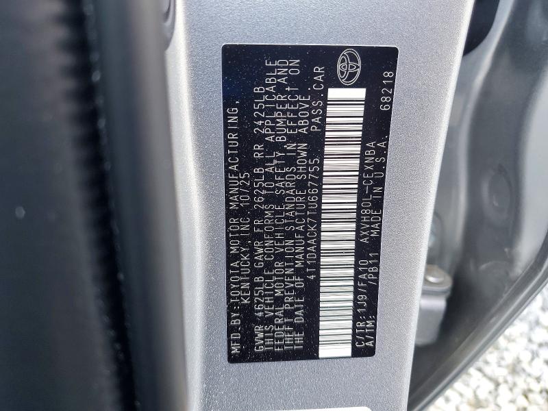 Aukcja sprzedaży 2026 Toyota Camry, vin: 4T1DAACK7TU667755, numer aukcji: 63259126