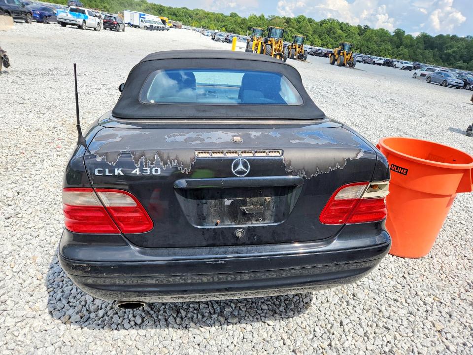 2003 Mercedes-benz Clk მანქანა იყიდება აუქციონზე, vin: WDBLK70G53T135344, აუქციონის ნომერი: 64491196