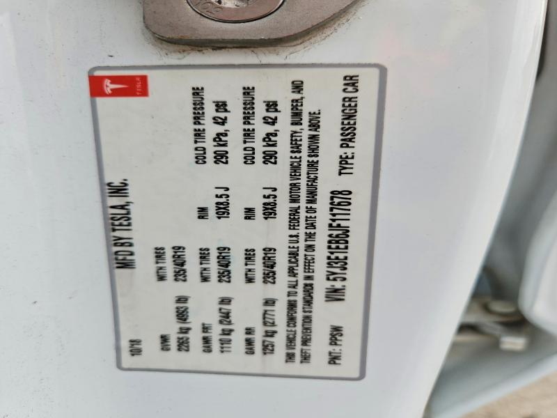 Aukcja sprzedaży 2018 Tesla Model 3, vin: 5YJ3E1EB6JF117678, numer aukcji: 67027096