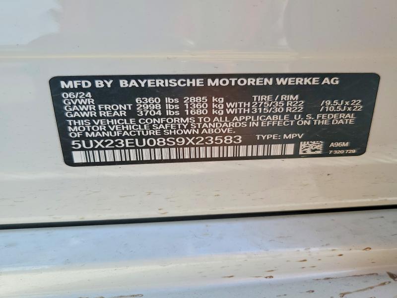 Aukcja sprzedaży 2025 Bmw X5, vin: 5UX23EU08S9X23583, numer aukcji: 65539366