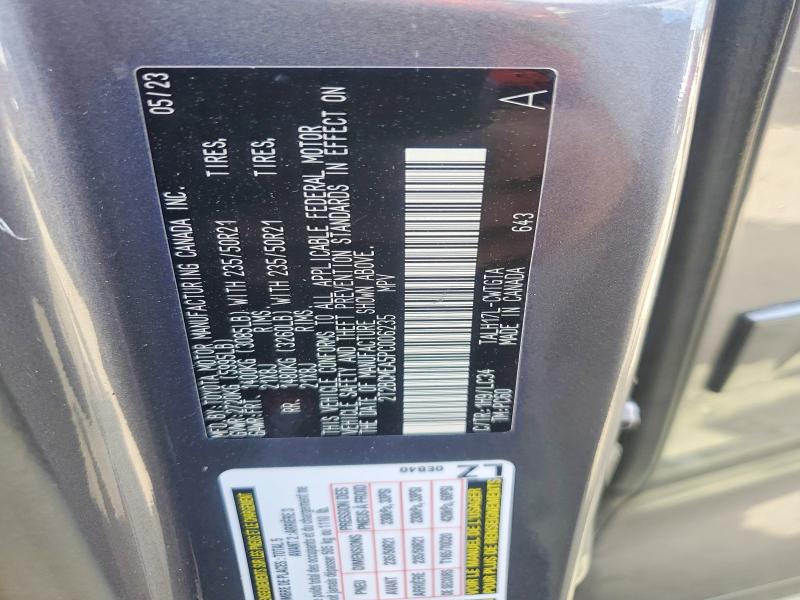 66103586 :رقم المزاد ، 2T2BCMEA5PC006235 vin ، 2023 Lexus Rx مزاد بيع