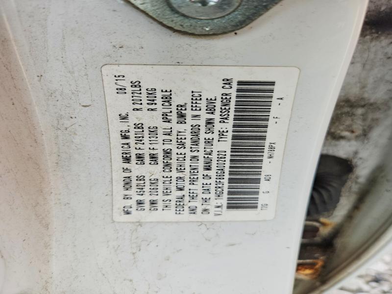 Продаж на аукціоні авто 2016 Honda Accord, vin: 1HGCR3F86GA002620, номер лоту: 65360216