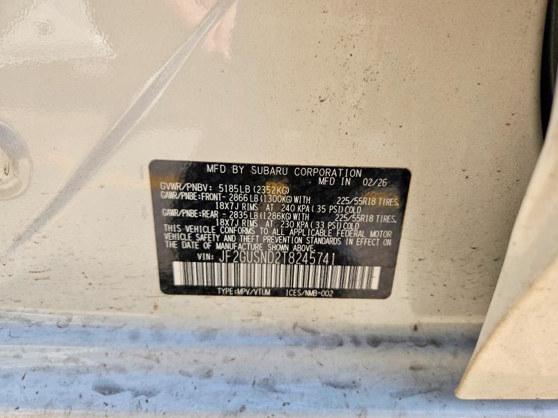 Продажа на аукционе авто 2026 Subaru Crosstrek, vin: JF2GUSND2T8245741, номер лота: 64486526