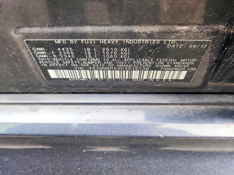 Продаж на аукціоні авто 2013 Subaru Legacy, vin: 4S3BMBP64D3015138, номер лоту: 64716946