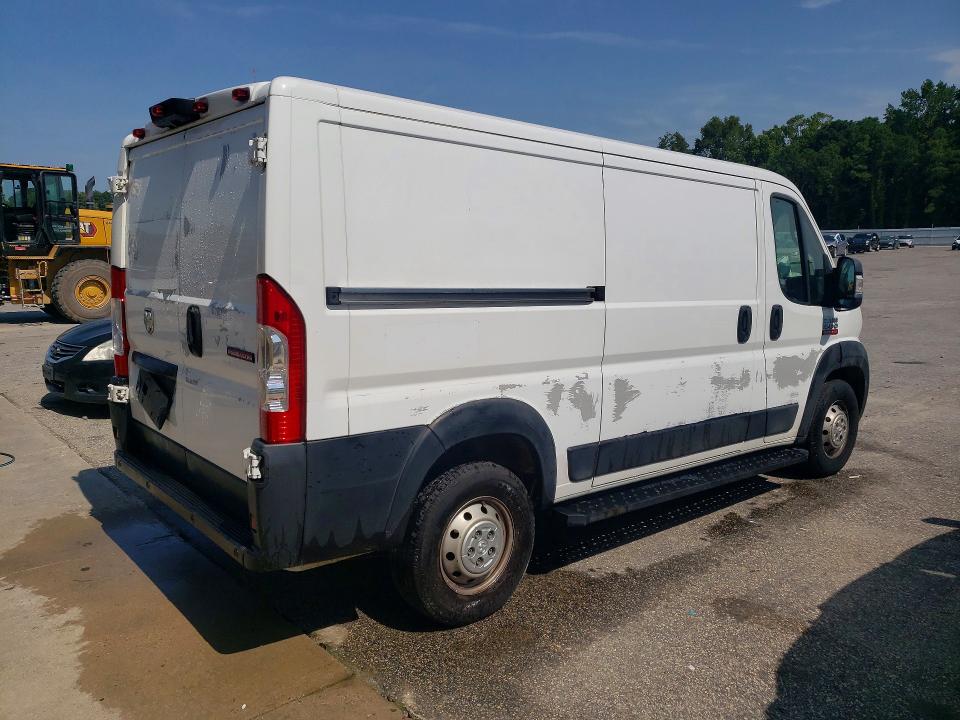 60953506 :رقم المزاد ، 3C6TRVAG2KE524294 vin ، 2019 Ram Promaster 1500 مزاد بيع