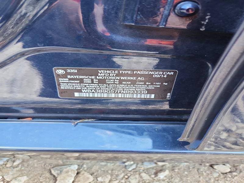 Aukcja sprzedaży 2015 Bmw 335, vin: WBA3B9G57FNR93339, numer aukcji: 64270666