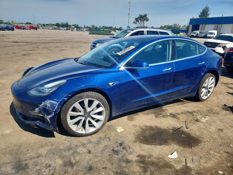 2020 Tesla Model 3 მანქანა იყიდება აუქციონზე, vin: 5YJ3E1EA5LF598596, აუქციონის ნომერი: 64680646