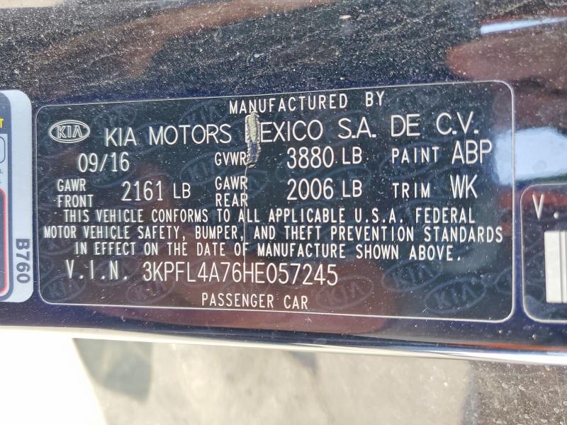 Продаж на аукціоні авто 2017 Kia Forte, vin: 3KPFL4A76HE057245, номер лоту: 67201756