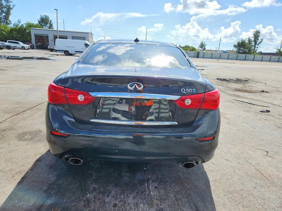 2015 Infiniti Q50 Hybrid მანქანა იყიდება აუქციონზე, vin: JN1AV7AP4FM790708, აუქციონის ნომერი: 67247506