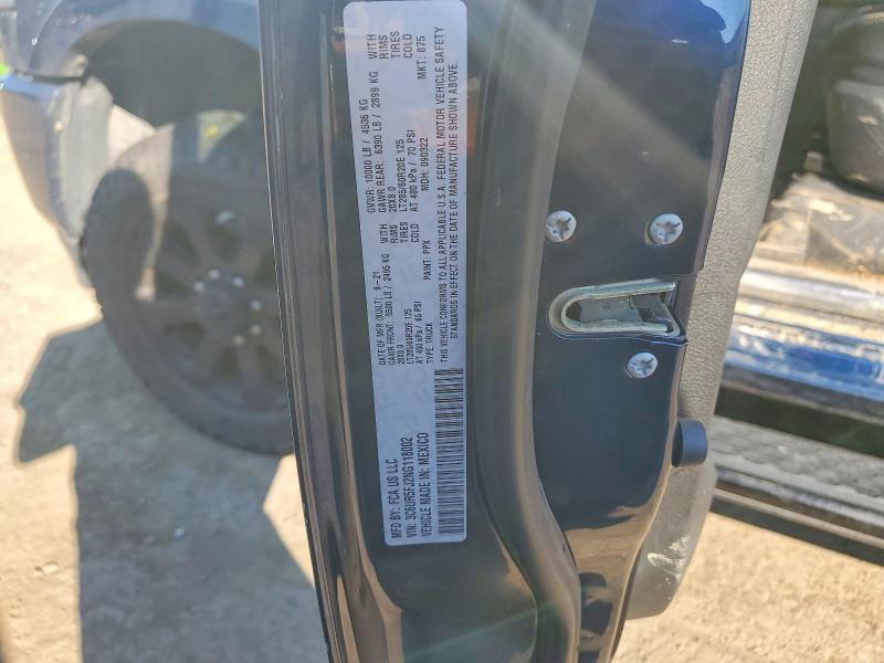 63556996 :رقم المزاد ، 3C6UR5FJ2NG118002 vin ، 2022 Ram 2500 مزاد بيع