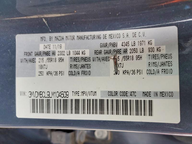 Продаж на аукціоні авто 2020 Mazda Cx-30, vin: 3MVDMBCL9LM104509, номер лоту: 65642486
