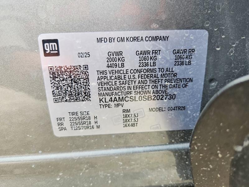 67122676 :رقم المزاد ، KL4AMCSL0SB202730 vin ، 2025 Buick Encore Gx مزاد بيع