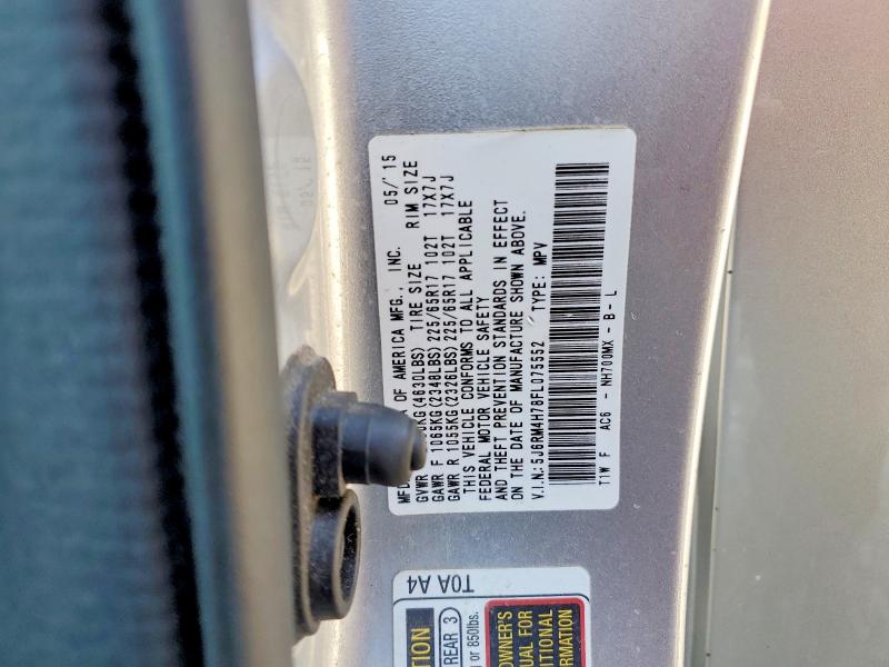 Aukcja sprzedaży 2015 Honda Cr-v, vin: 5J6RM4H78FL075552, numer aukcji: 63791356
