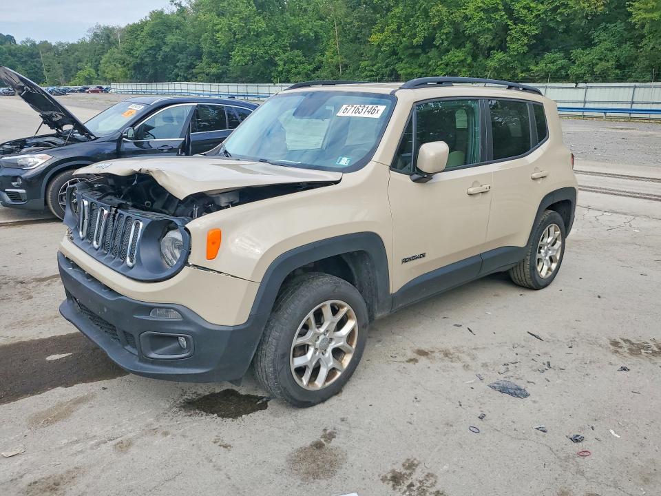Auction sale of the 2016 Jeep Renegade, vin: ZACCJBBT6GPE17057, lot number: 67163146