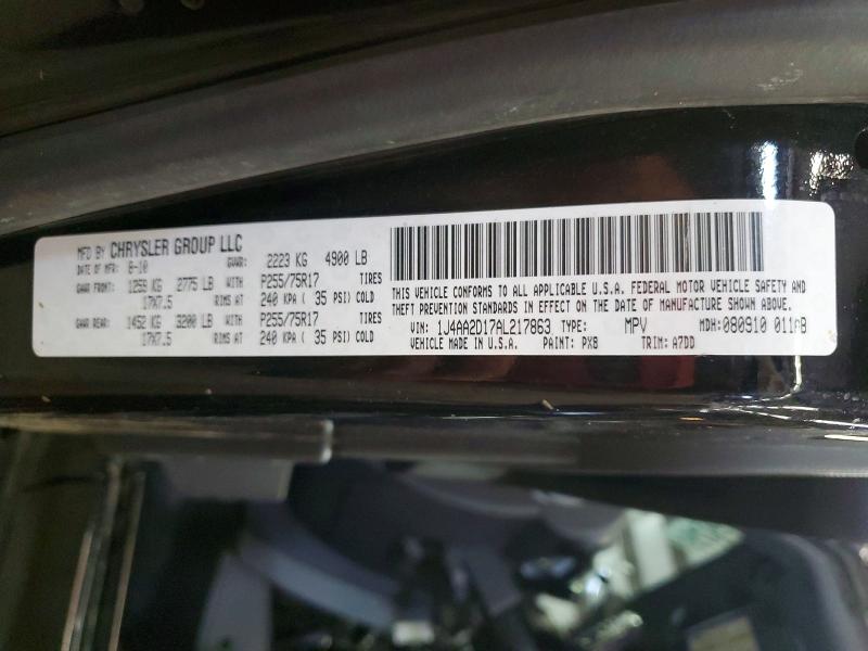Продажа на аукционе авто 2010 Jeep Wrangler, vin: 1J4AA2D17AL217863, номер лота: 64264606
