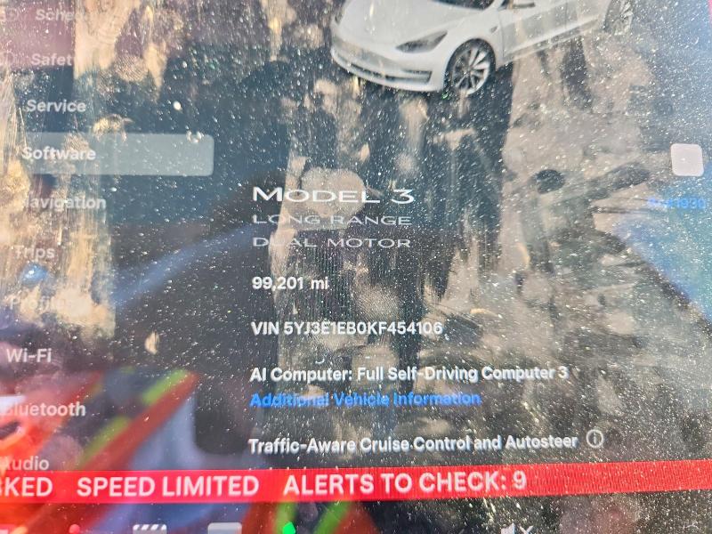Aukcja sprzedaży 2019 Tesla Model 3, vin: 5YJ3E1EB0KF454106, numer aukcji: 65882856