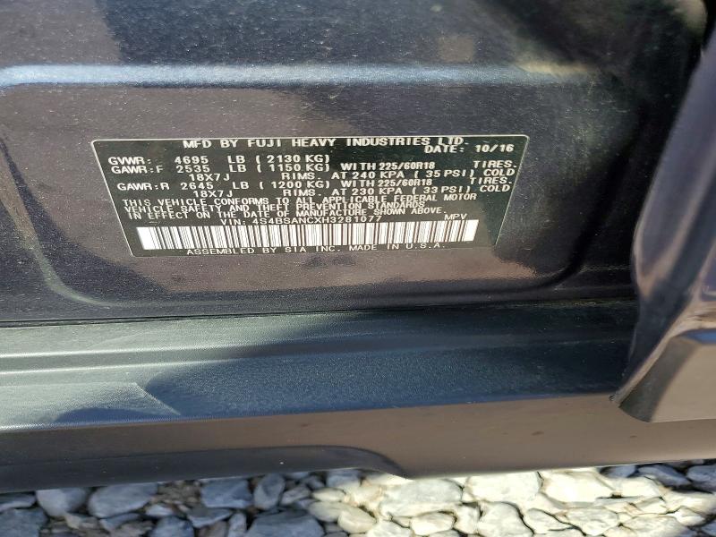 Aukcja sprzedaży 2017 Subaru Outback, vin: 4S4BSANCXH3281077, numer aukcji: 65075786