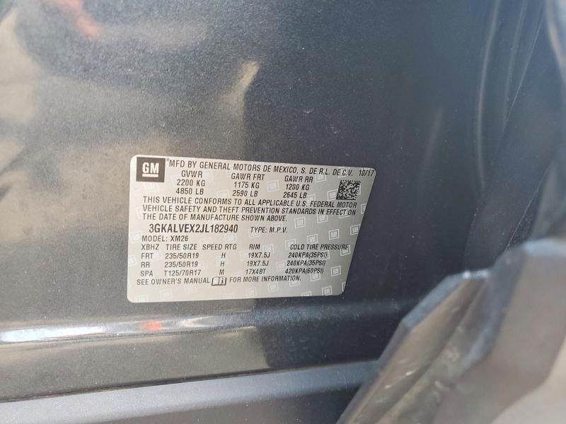 Продажа на аукционе авто 2018 Gmc Terrain, vin: 3GKALVEX2JL182940, номер лота: 65222516