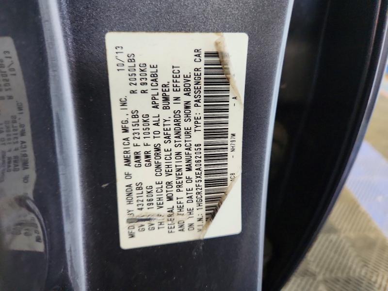 Продаж на аукціоні авто 2014 Honda Accord, vin: 1HGCR2F5XEA062056, номер лоту: 65142136