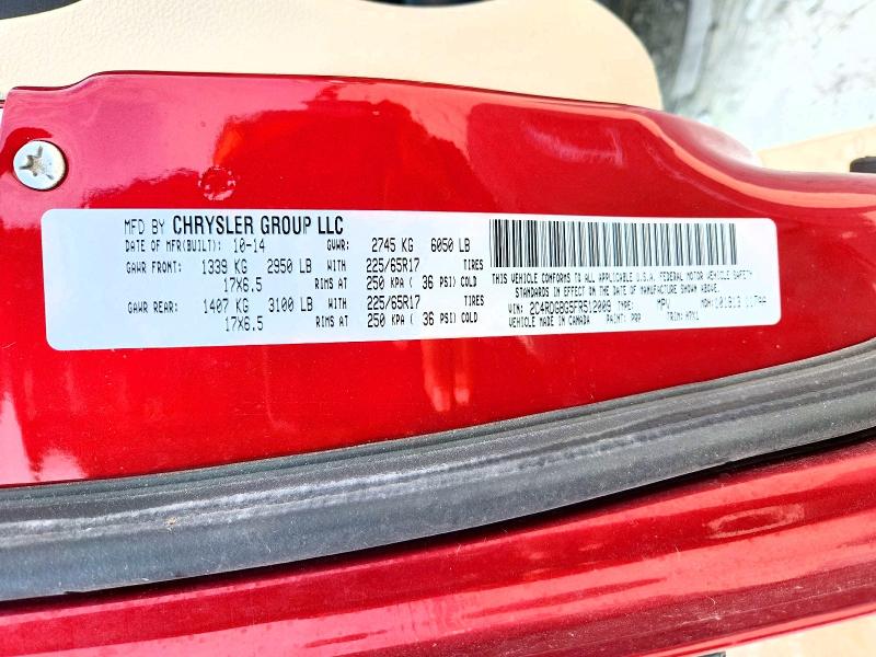 Продажа на аукционе авто 2015 Dodge Grand Caravan, vin: 2C4RDGBG5FR512009, номер лота: 63689546