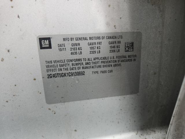 Aukcja sprzedaży 2012 Buick Regal, vin: 2G4GT5GK1C9130692, numer aukcji: 60839836