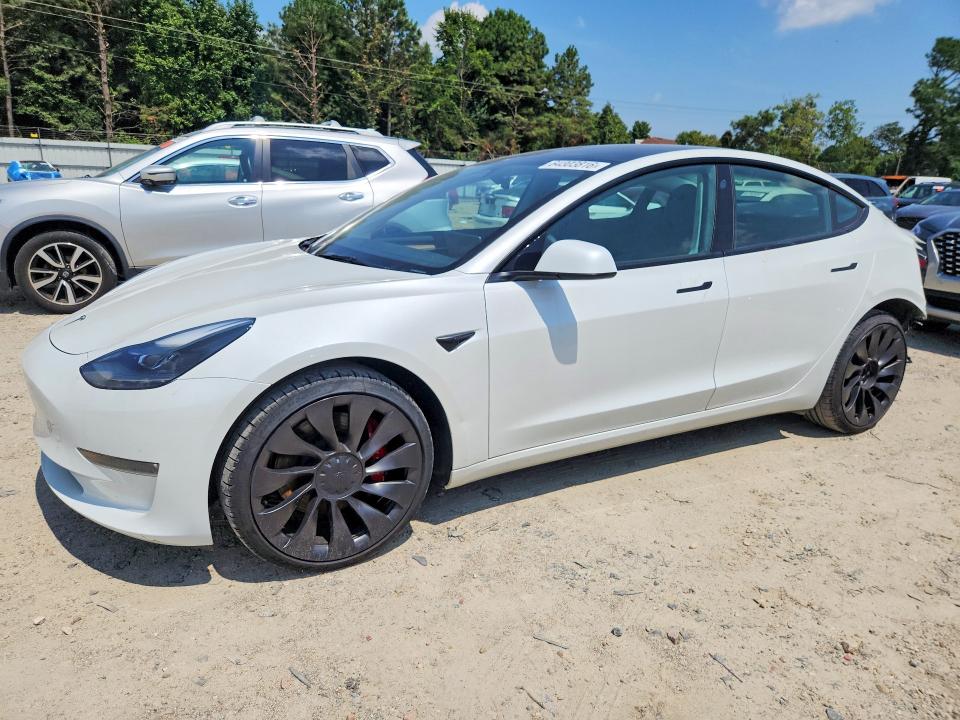 2023 Tesla Model 3 მანქანა იყიდება აუქციონზე, vin: 5YJ3E1EC8PF694875, აუქციონის ნომერი: 64303816