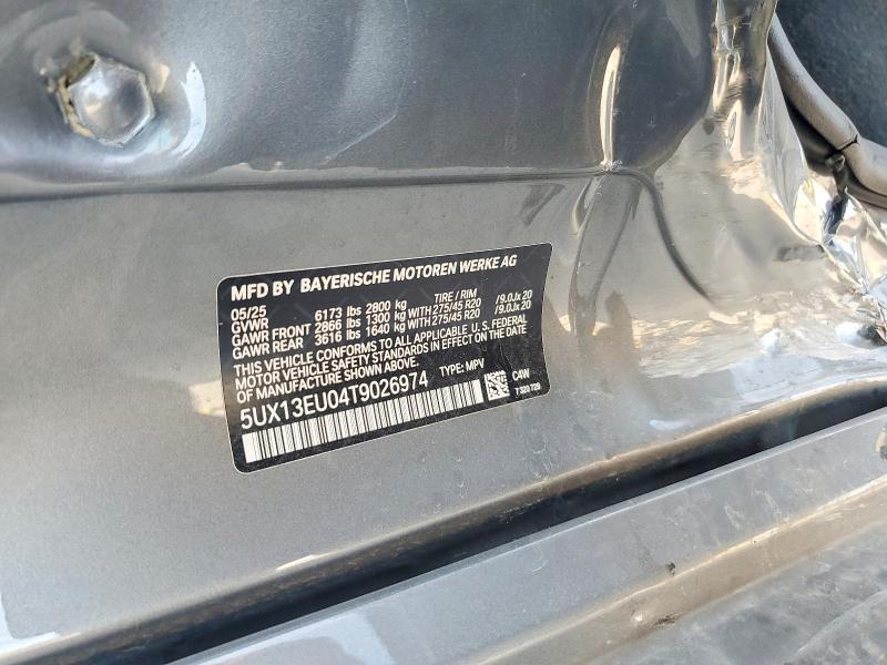 Продажа на аукционе авто 2026 Bmw X5, vin: 5UX13EU04T9026974, номер лота: 66500236