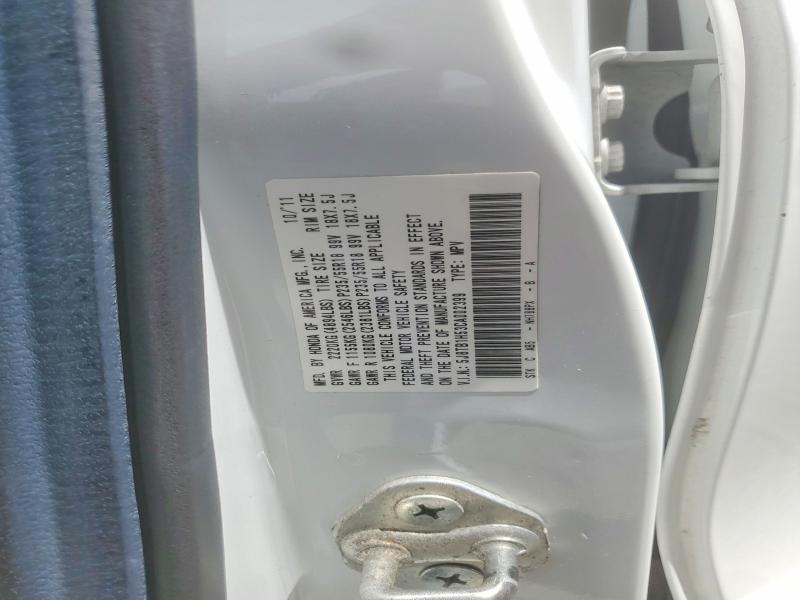 64021116 :رقم المزاد ، 5J8TB1H53CA002399 vin ، 2012 Acura Rdx مزاد بيع