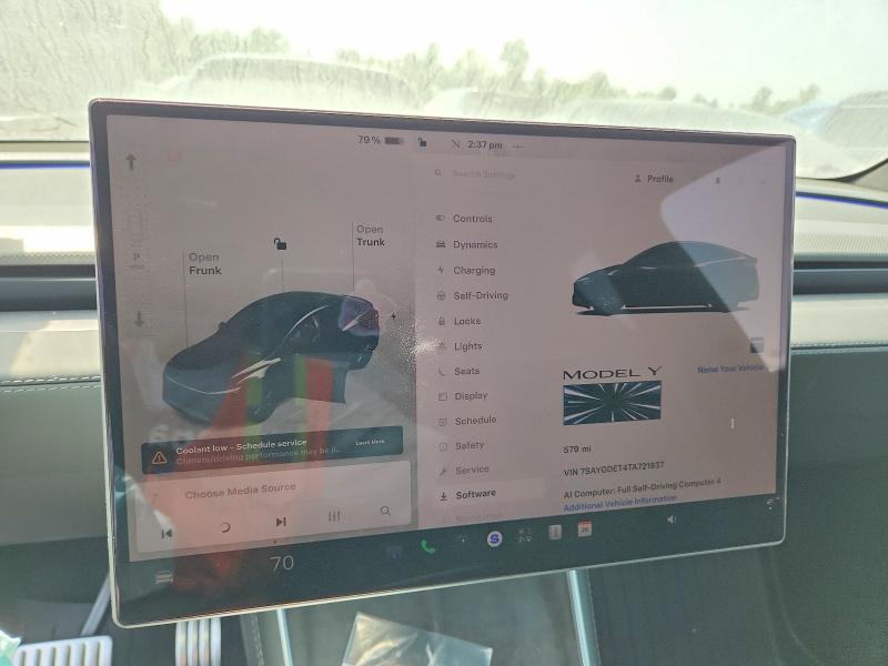 Aukcja sprzedaży 2026 Tesla Model Y, vin: 7SAYGDET4TA721937, numer aukcji: 61441776