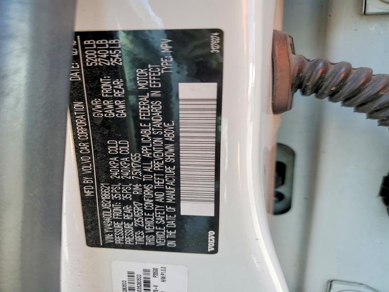 65499066 :رقم المزاد ، YV4940DLXB2186621 vin ، 2011 Volvo Xc60 مزاد بيع