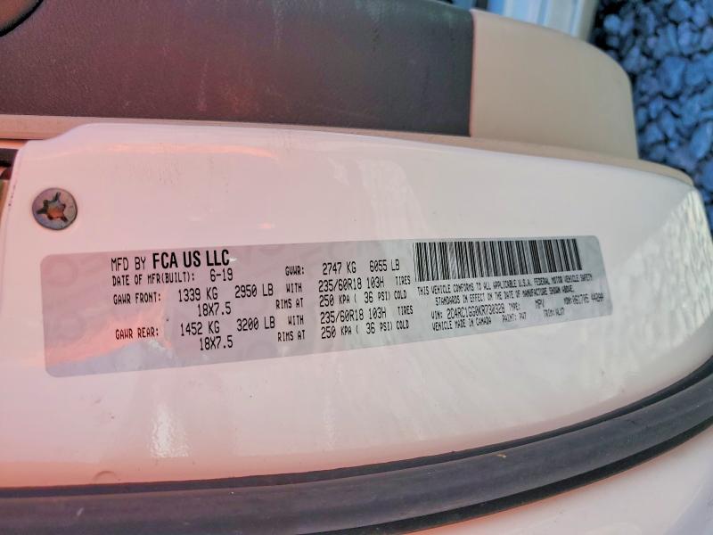 Продажа на аукционе авто 2019 Chrysler Pacifica, vin: 2C4RC1GG0KR730328, номер лота: 67113296