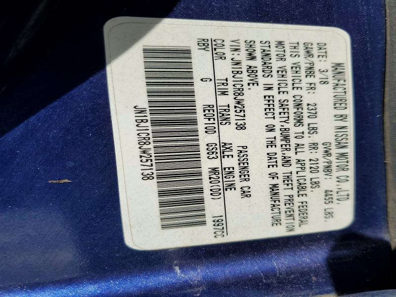 Auction sale of the 2018 Nissan Rogue Sport, vin: JN1BJ1CR8JW257138, lot number: 65383226