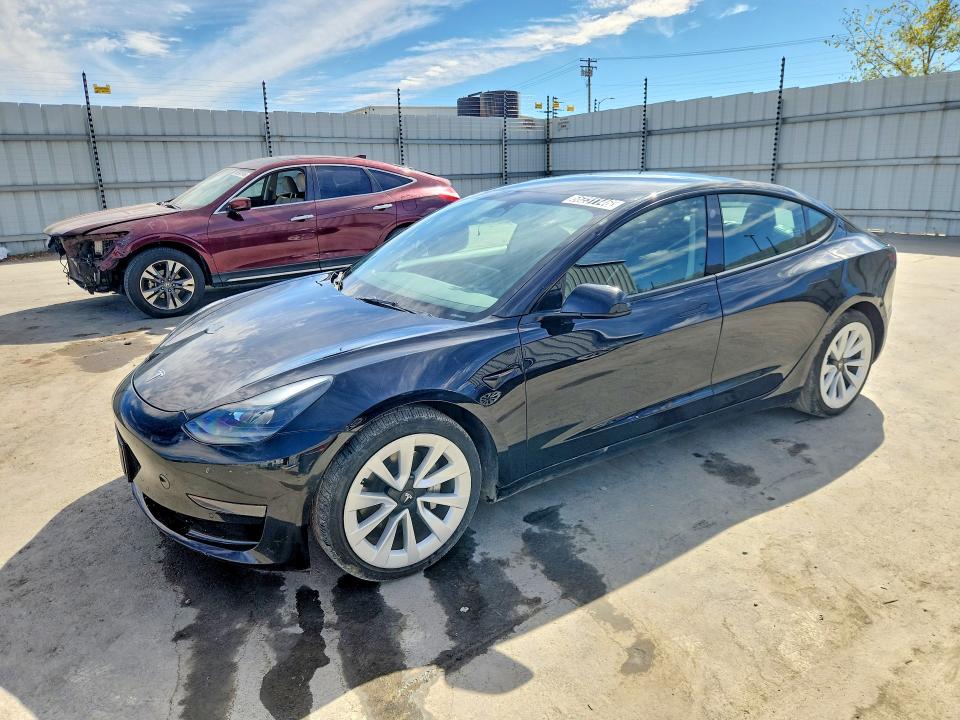 66231146 :رقم المزاد ، 5YJ3E1EA5NF370276 vin ، 2022 Tesla Model 3 مزاد بيع