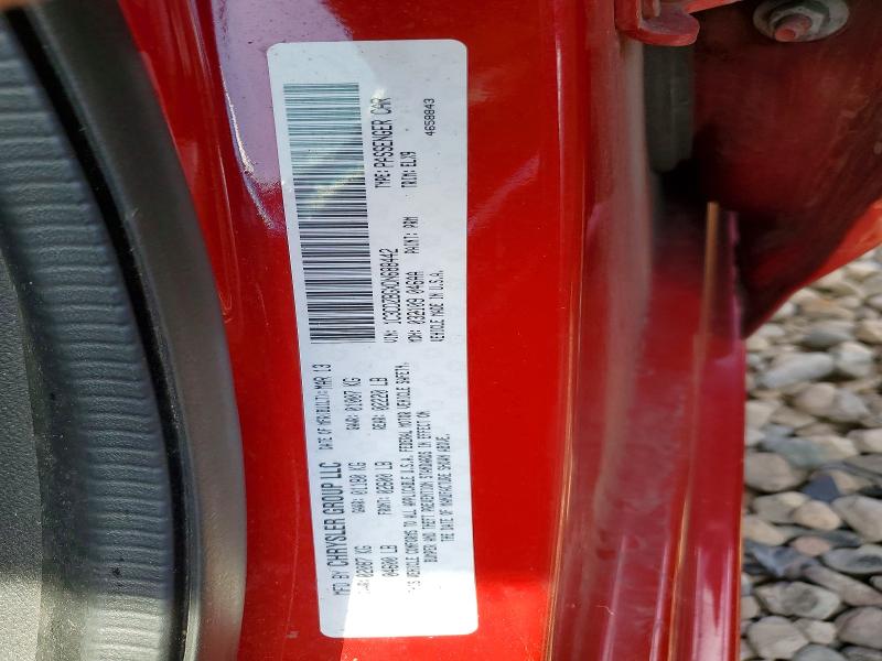 Aukcja sprzedaży 2013 Dodge Avenger, vin: 1C3CDZBGXDN688442, numer aukcji: 65289166