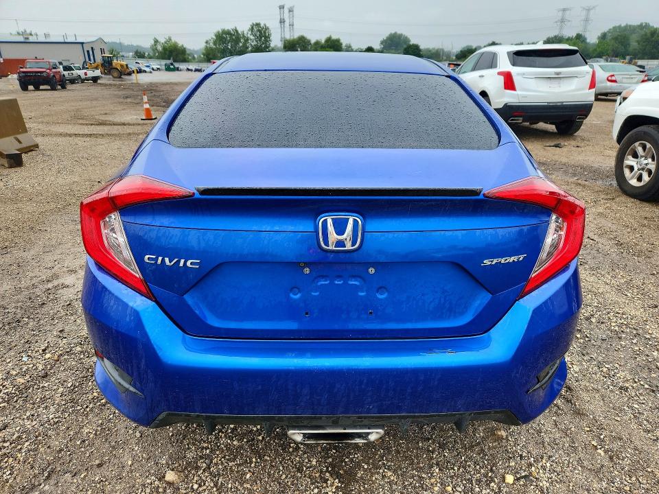 64992586 :رقم المزاد ، 19XFC2F83LE022001 vin ، 2020 Honda Civic مزاد بيع