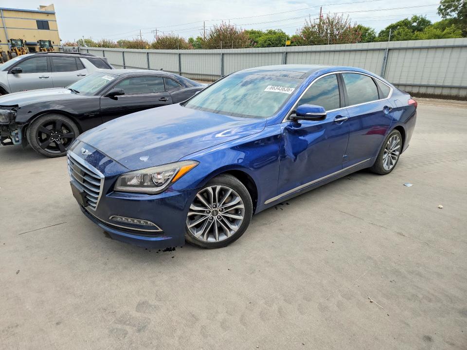 Продажа на аукционе авто 2017 Genesis G80, vin: KMHGN4JE0HU171039, номер лота: 66343636