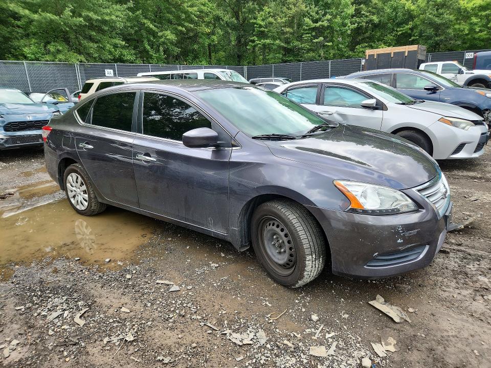 63436986 :رقم المزاد ، 3N1AB7AP1FY343050 vin ، 2015 Nissan Sentra مزاد بيع